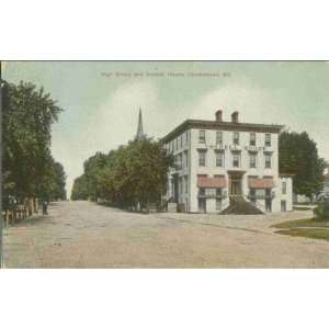 Reprint Chestertown, Maryland, ca. 1910  Highs Street and 