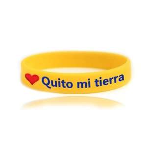  Quito mi tierra (Pulcera de Silicone)