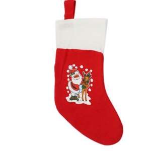  5 X White Christmas Stockings