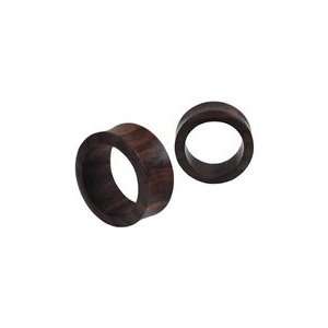  Sono Wood and Bone Double Flared Ear Hollow Earlet Tunnels 
