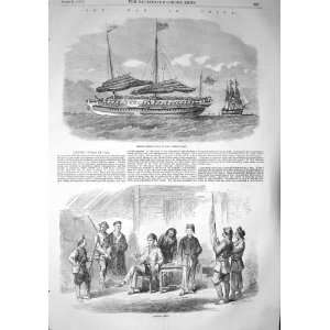  1857 WAR CHINA CHINESE MODERN JUNK SHIPS REBELS