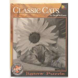    Classic Cats 500 Piece Jigsaw Puzzle Lazy Daisy Toys & Games