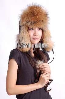 Brand New Racoon Fur Hat/Cap/Chapeau  