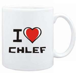 Mug White I love Chlef  Cities 