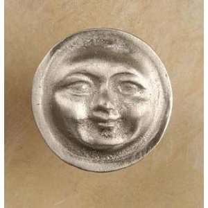 Moon Face Pewter Cabinet Knob/Pull