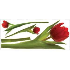   RMK1308GM Tulip Peel & Stick Giant Wall Decals