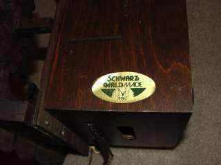 Vintage SWISS SCHNEIDER CUENDET GERMAN CUCKOO CLOCK  