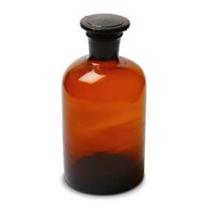 213U2 Karter Scientific Reagent Bottle, Amber, 500mL, Narrow Mouth w 