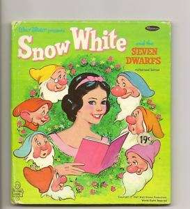 Snow White & Seven Dwarfs Vtg 1967 Whitman Tell A Tale  
