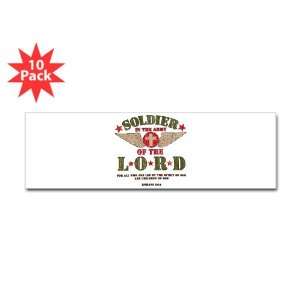   Sticker (10 Pack) Soldier in the Army of the Lord 