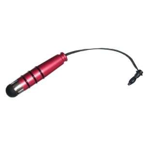    Mini Universal Capacitive Screen Stylus w/Tether (Red) Electronics