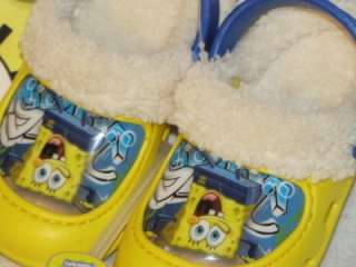   Sherpa Fleece Lined Yellow Clog Slippers, Sz 5 6, 7 8, 9 10  