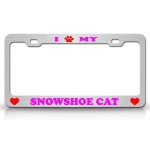  I PAW MY SNOWSHOE Cat Pet Animal High Quality STEEL /METAL 