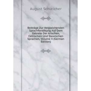   Sprachen, Volume 4 (German Edition) August Schleicher Books