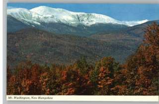 Postcard Mount Washington in New Hampshire White Mts NH  