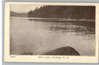 Old Postcard Silver Lake Scene Chesham,New Hampshire/NH  
