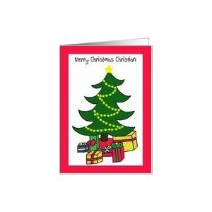  Christian Christmas Tree Letter from Santa Card Health 