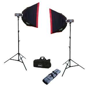    336w/s 2 Strobe Studio Lighting Kit with Softboxes