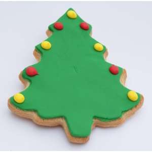 Christmas Tree Decorated Cookie  Grocery & Gourmet Food