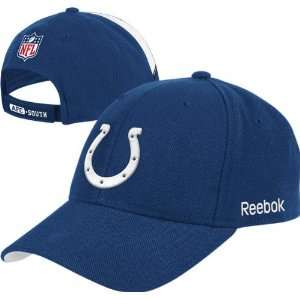  Indianapolis Colts Blue Sideline Wool Blend Structured 