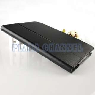 Black Leather Folio Smart Case Cover Stand For Lenovo IdeaPad Tablet 