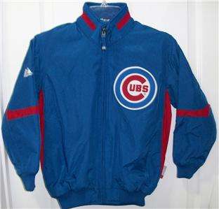 Chicago Cubs MAJESTIC DUGOUT JACKET KIDS S NWT  