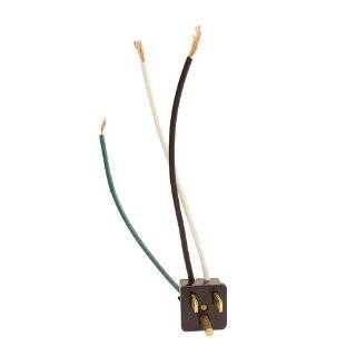 leviton 1374 1w 15a 125v snap in receptacle grounding white