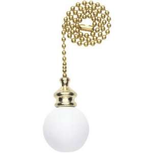   Westinghouse 77072   Pull Chain with White Wood Ball