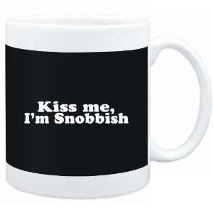 Mug Black  Kiss me, Im snobbish  Adjetives