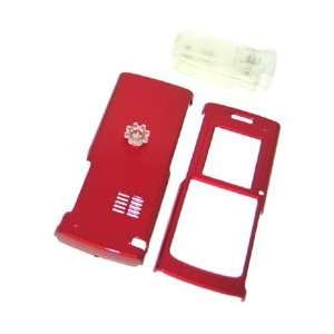  PCMICROSTORE Brand Sanyo S1 Solid Red Snap On Case Cover 