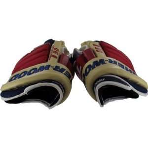   2011 Game Worn #31 Sher Wood Hockey Gloves (Pair) Sports Collectibles