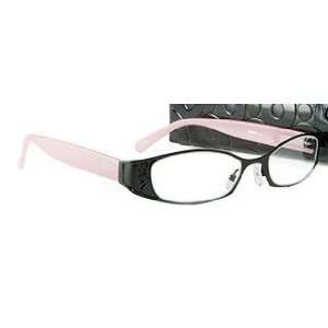  Cinzia Designs Frost Pink Black Reading Glasses 1.75 