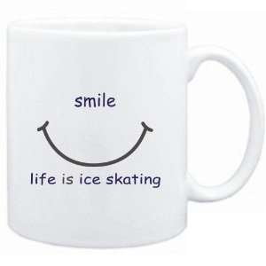  Mug White  SMILE  LIFE IS Ice Skating  Sports Sports 