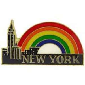  New York City with Rainbow Pin 1 Arts, Crafts & Sewing