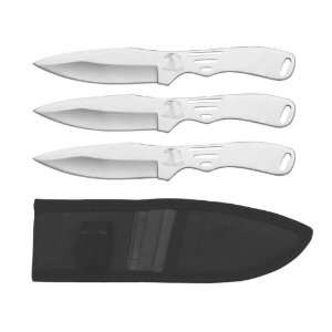   Fixed Blade 8 Throwing Knife Set with Sheath
