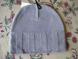 NWT* Mens Cotton Wool Fleece Winter Hat Gray OSFM  