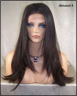 Dark Brown #4 Premium Lace Front Wig Iron Safe Heat OK Futura 