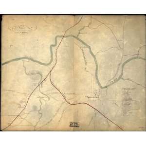  Civil War Map Columbia, Tenn. and vicinity / compiled by 