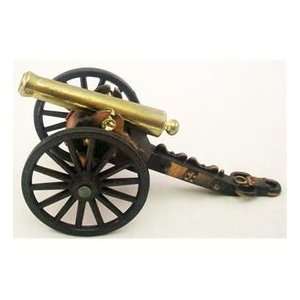  Miniature Napoleon Civil War Cannon w/ Brass Barrel 