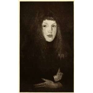  1911 Print James Abbott McNeill Whistler Girl Portrait Oil 