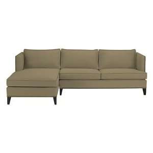 Williams Sonoma Home Hyde Sectional Loveseat, Left Arm, Faux Suede 