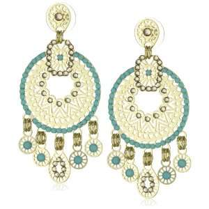  LK Designs Small Ethnic Circle Earrings Jewelry