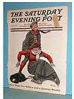   Feb 7 1920 SATURDAY EVENING POST Cover Only   THE NOVICE SKATER