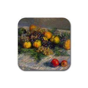  Still Life By Claude Monet Coasters   Set of 4 Office 