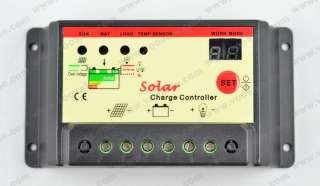 10A Solar Panel Charge Controller Regulator 12V/24V st  
