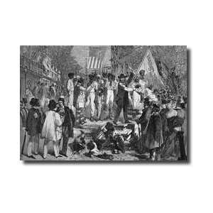  A Slave Auction In Richmond From le Globe Illustre 1862 