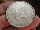   * Lovely one peso silver coin Mexico 1908 A.M. Ciudad de Mexico. EF+