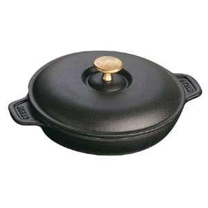  Staub 7 3/4 Round 16 Oz Hot Plate with Lid 1332025 
