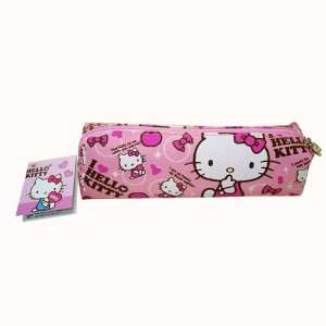    Sanrio 8in Pink Vinyl Hello Kitty Pencil Pouch Toys & Games