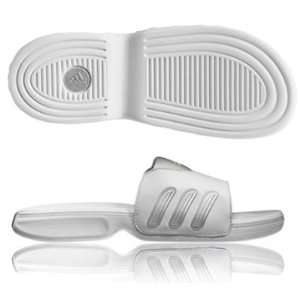 Adidas 2008 Tour Slide Golf Sandal   Running White/Metallic Silver 